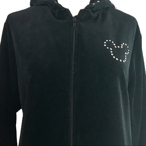 Disney Mickey Mouse Black Hoodie  plus size - Picture 6 of 8